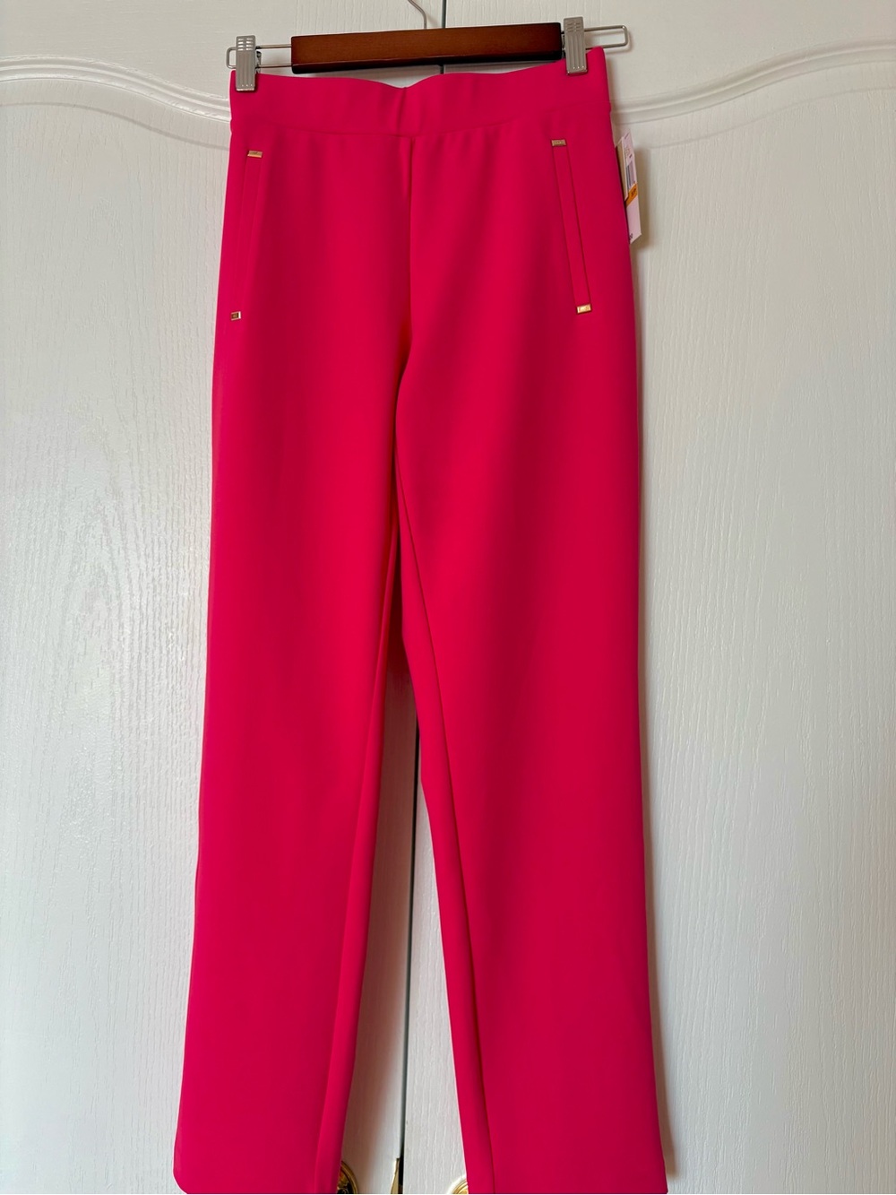 MICHAEL Michael Kors Hot Pink Straight-Leg Women’s Pants